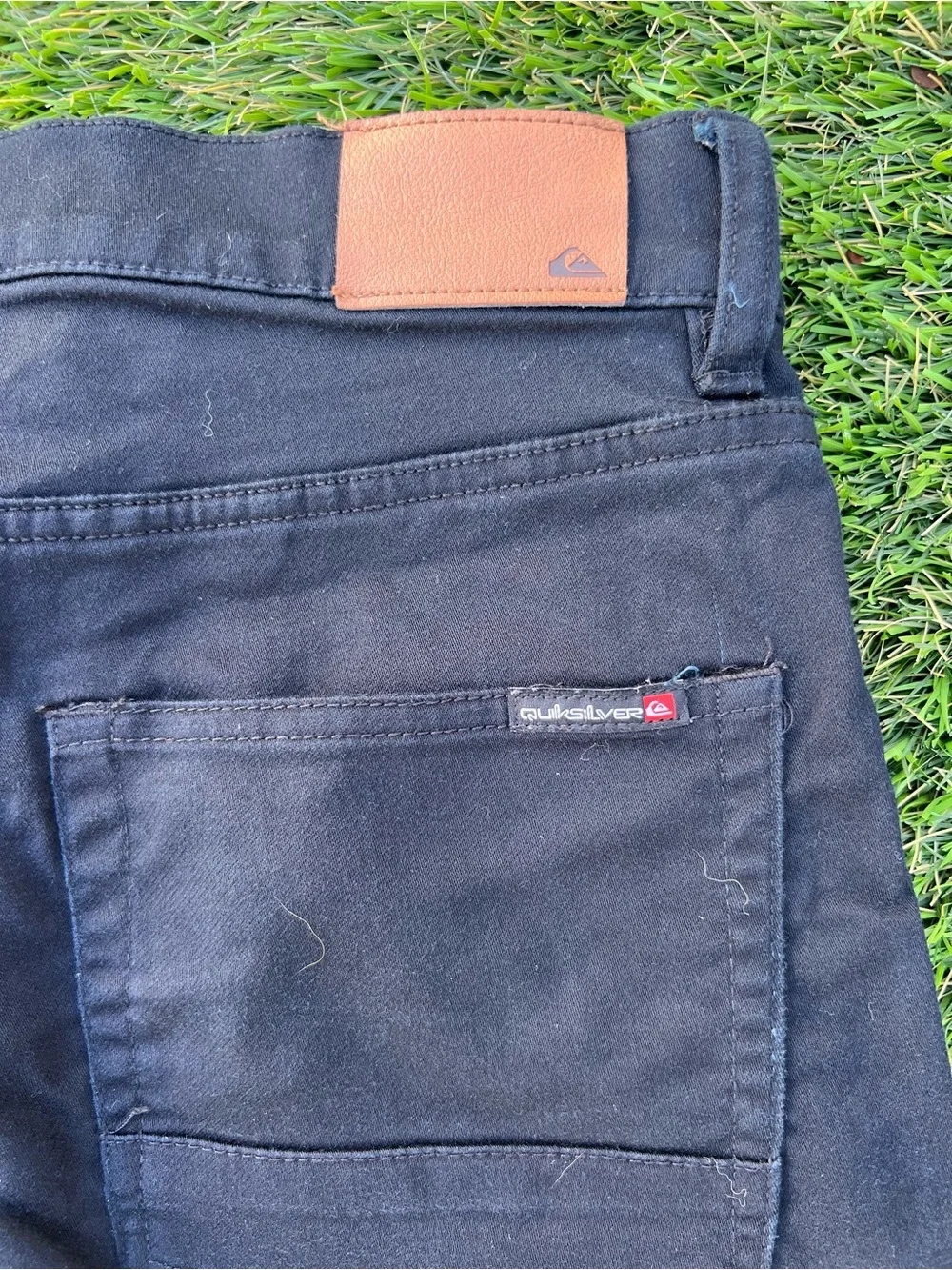 Quiksilver Men's Black Straight Leg Chinos